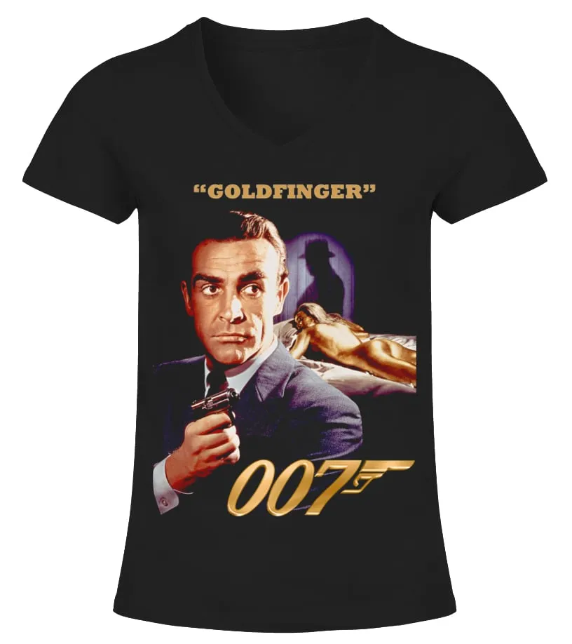 004. Goldfinger BK Camiseta cuello pico Mujer