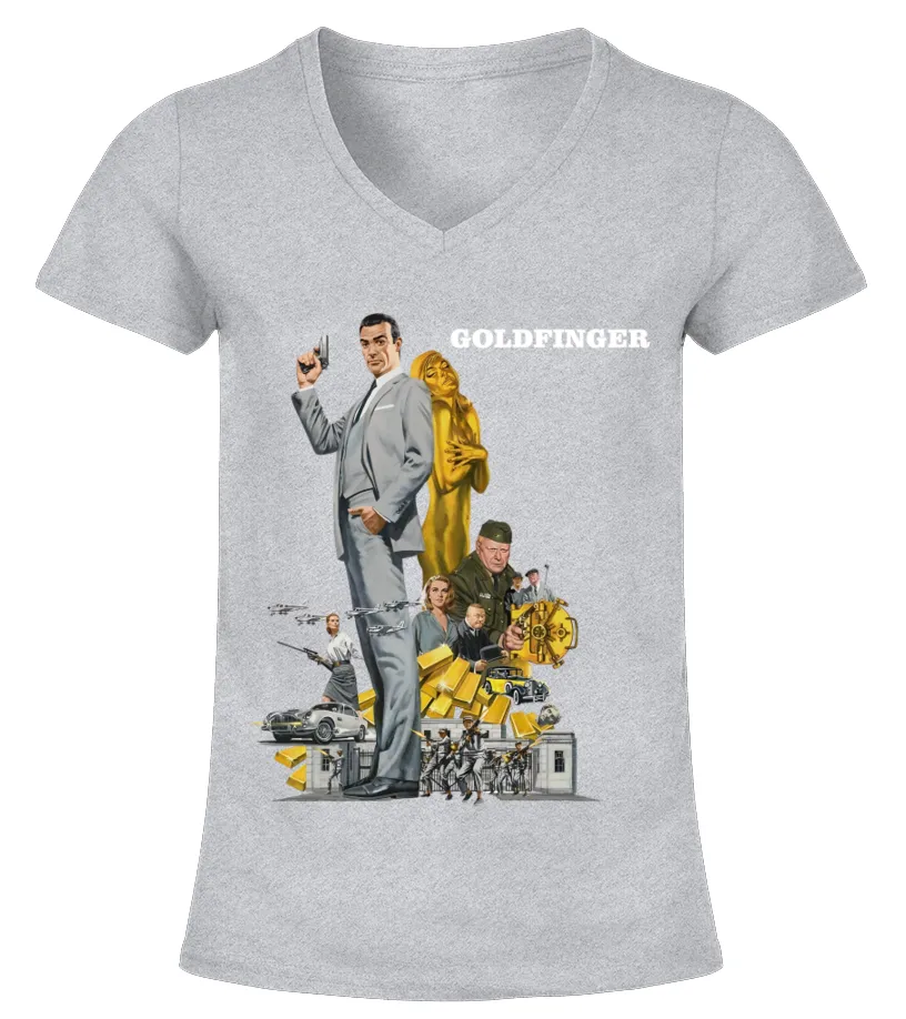 024. Goldfinger GR Camiseta cuello pico Mujer
