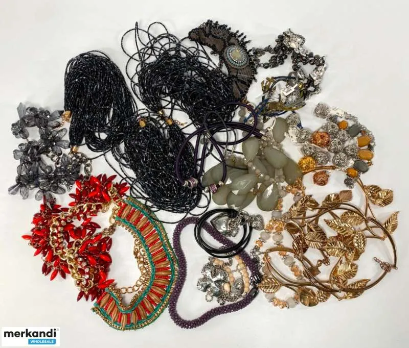 200 uds., joyas, pulseras, collares, pendientes, etc., stock restante al por mayor para revendedores