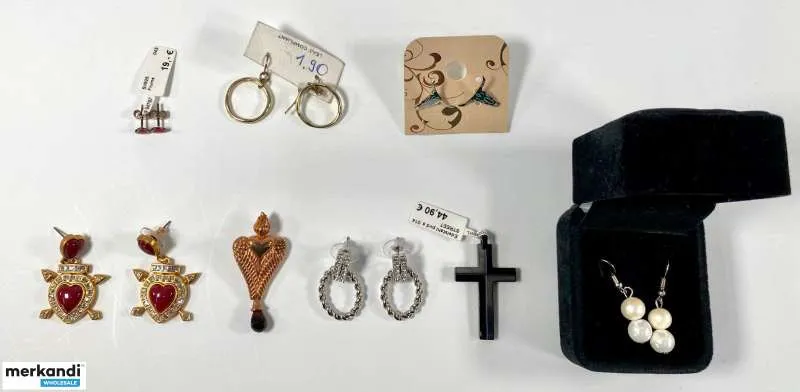 200 uds., joyas, pulseras, collares, pendientes, etc., stock restante al por mayor para revendedores