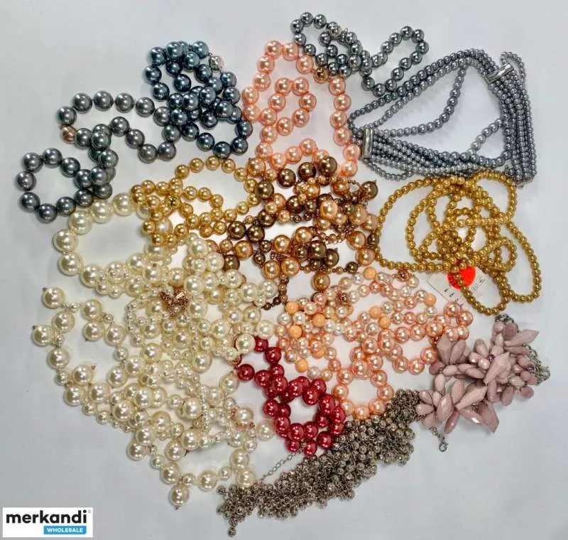 200 uds., joyas, pulseras, collares, pendientes, etc., stock restante al por mayor para revendedores