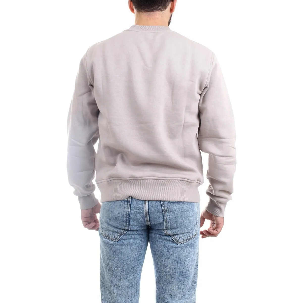 8232 Sudadera hombre beige