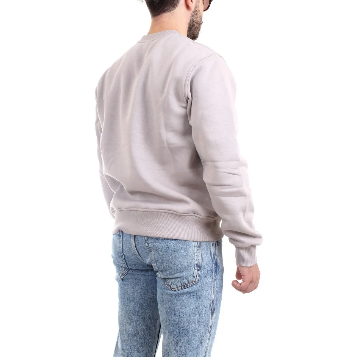 8232 Sudadera hombre beige