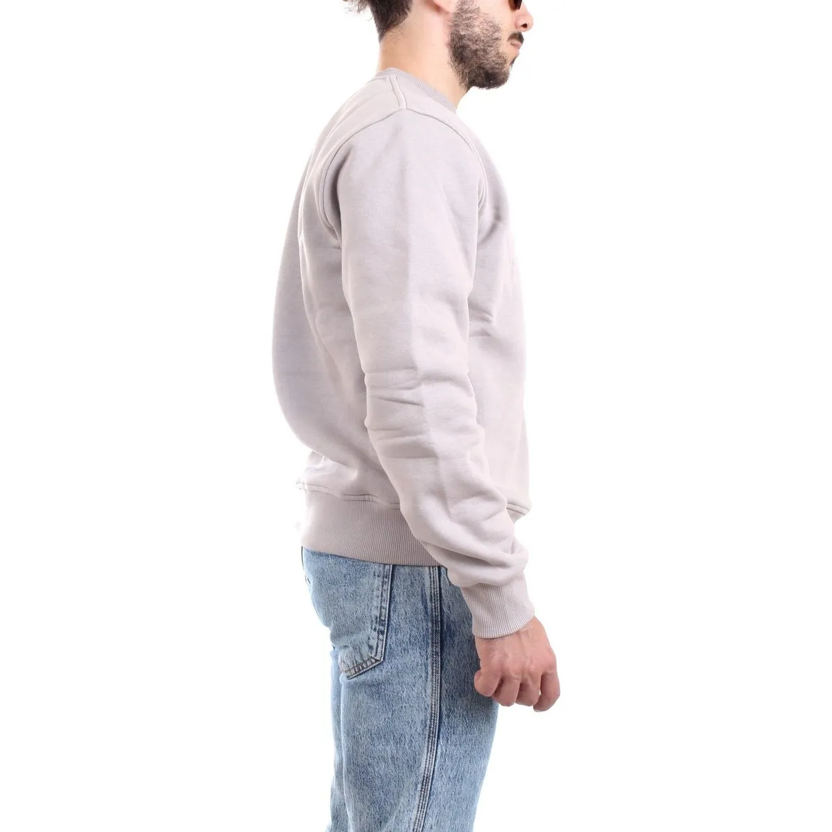 8232 Sudadera hombre beige