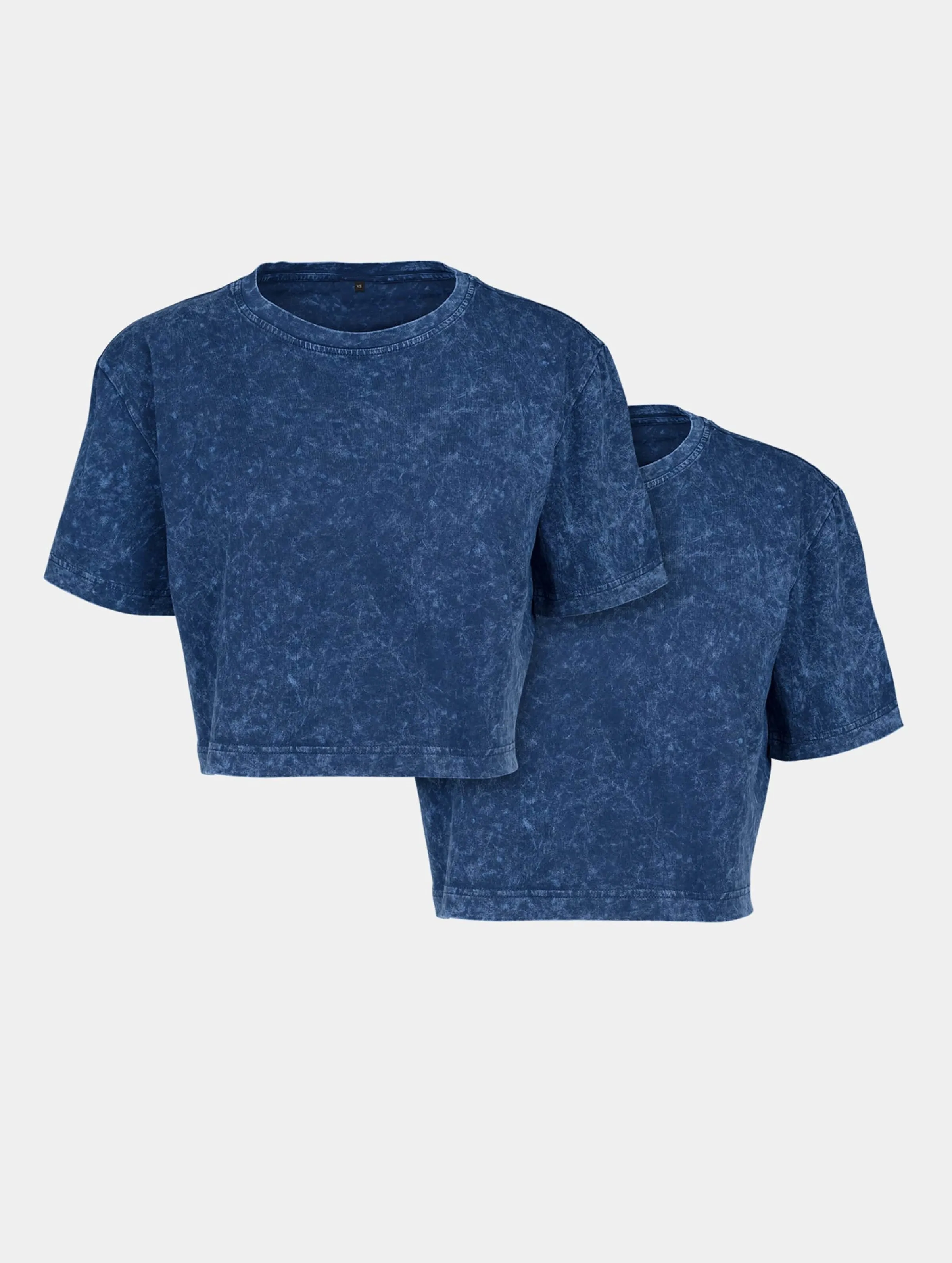 ACID WASHED CROPPED TEE 2PACK 
