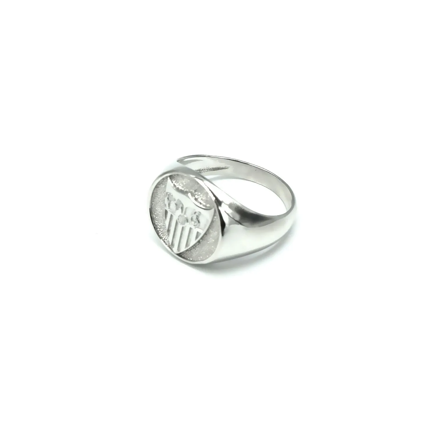 Anillo Plata Sello con Escudo