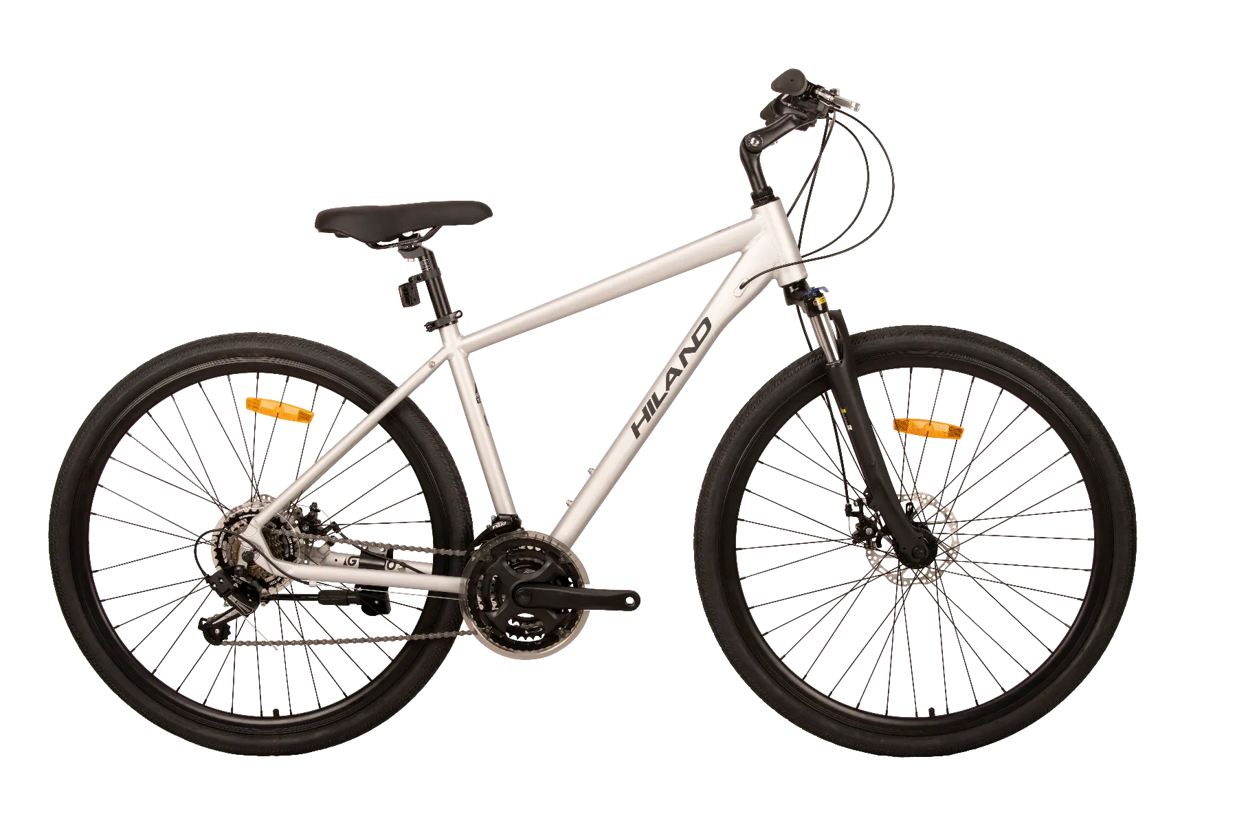 Bicicleta Urbana Hombre Hiland Man GT700 Gris