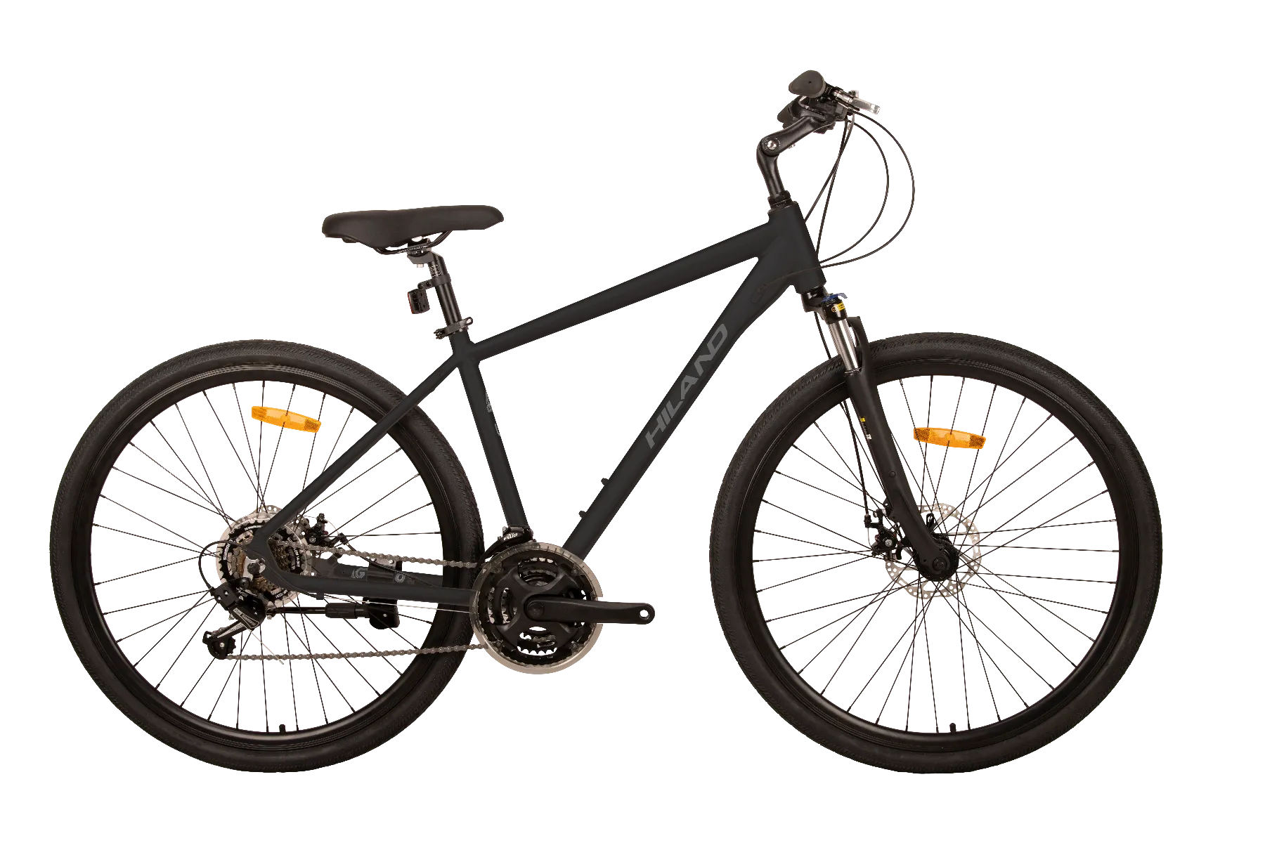 Bicicleta Urbana Hombre Hiland Man GT700 Negro