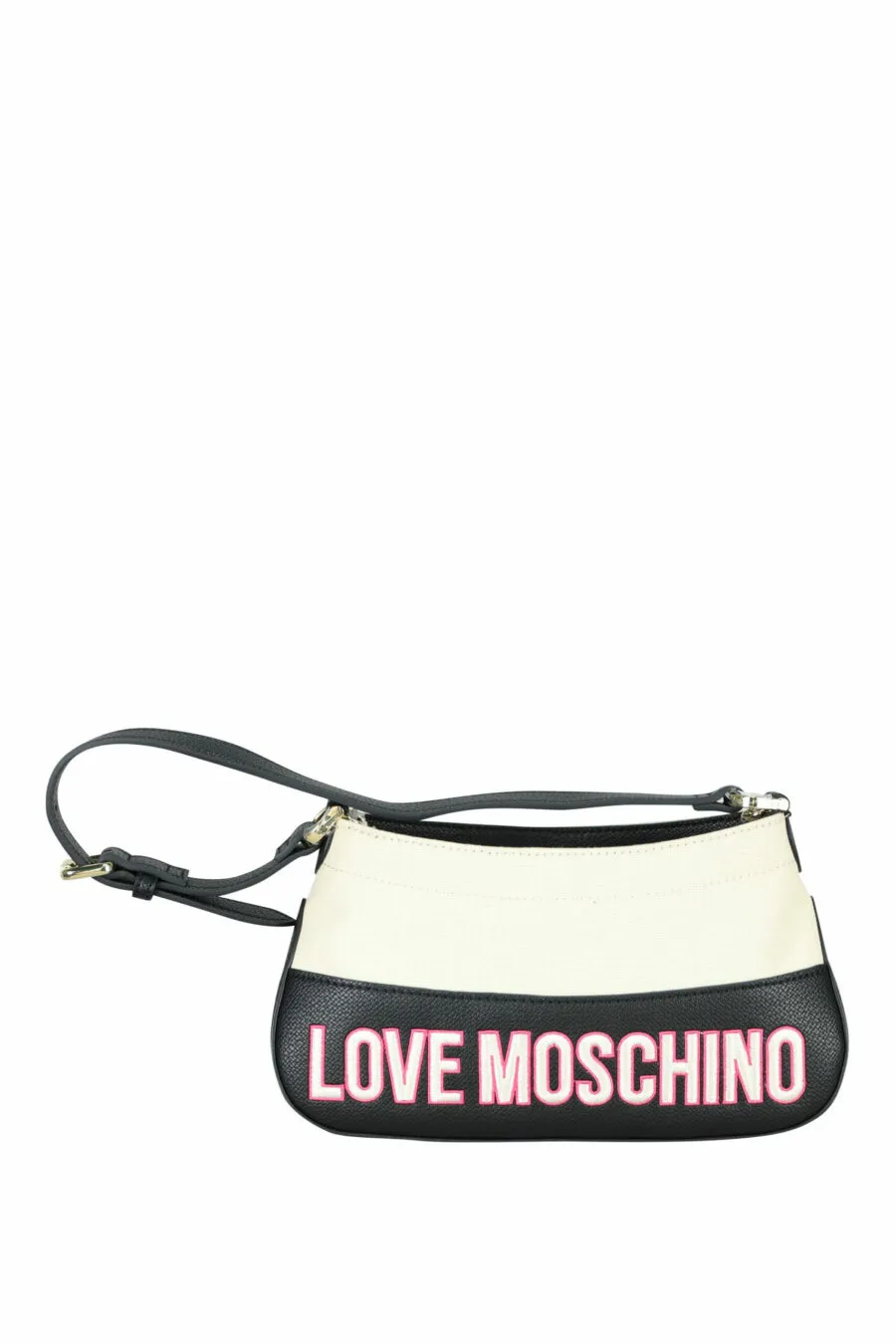 Bolso de hombro con maxilogo fucsia