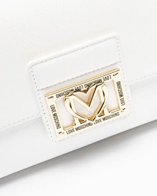 Bolso de hombro Love Moschino JC4329PP0I Blanco