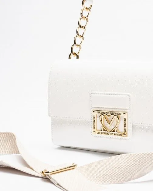 Bolso de hombro Love Moschino JC4329PP0I Blanco