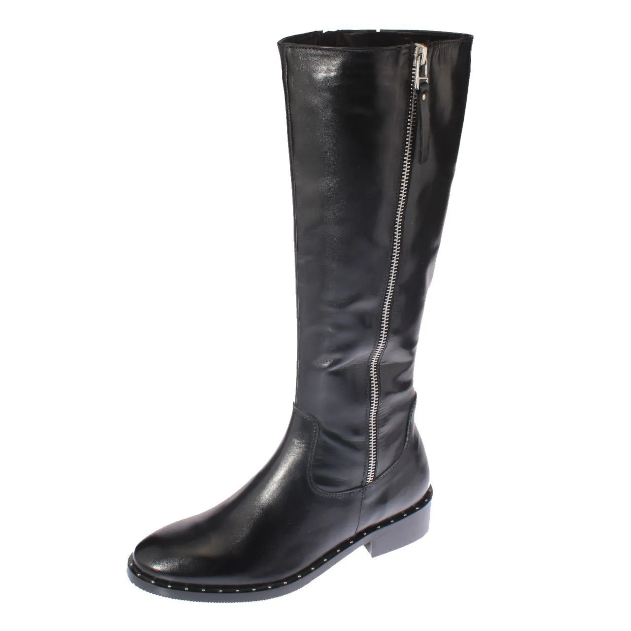 Bota Cuero Negro Vía Franca Art. 511982315negro
