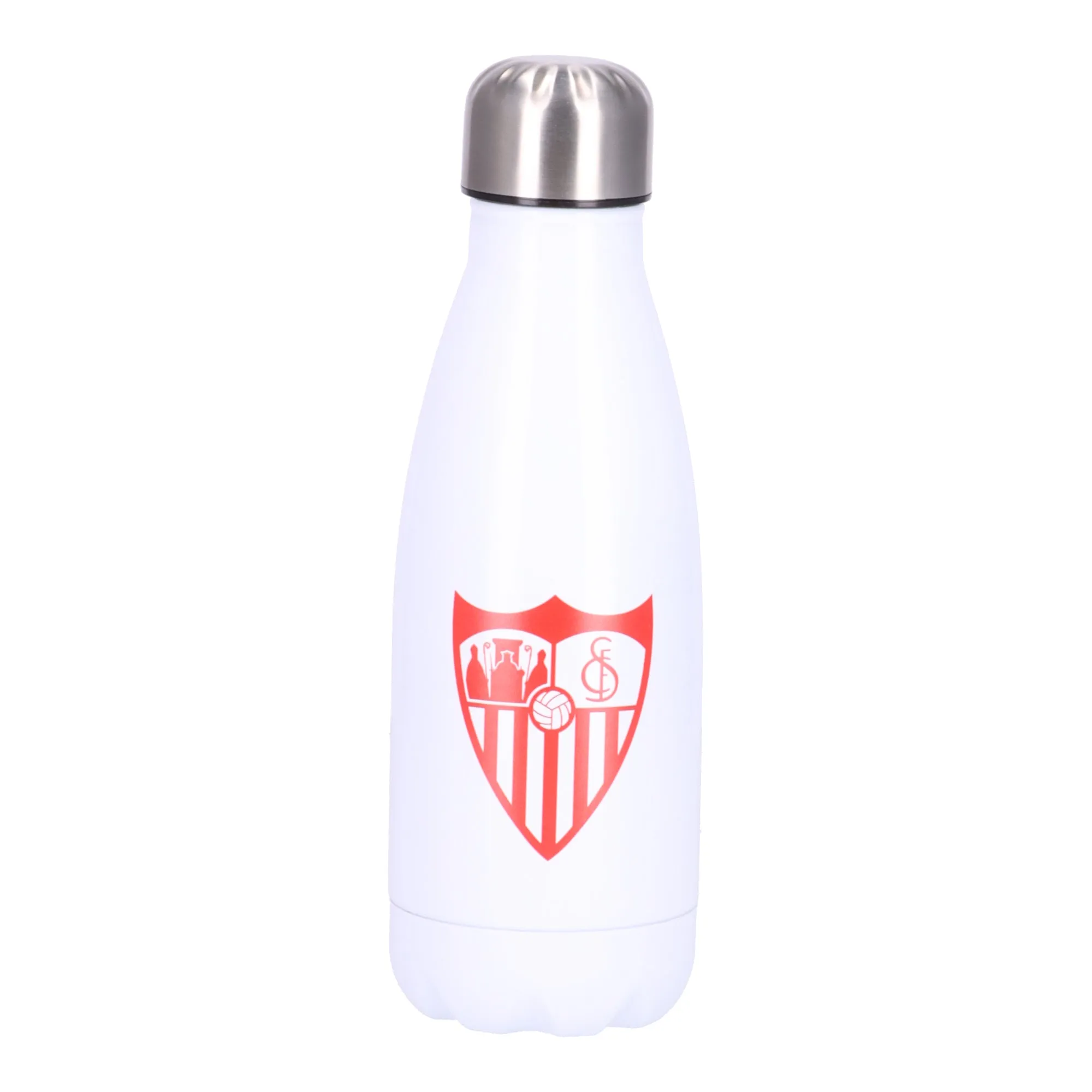 Botella agua blanca escudo