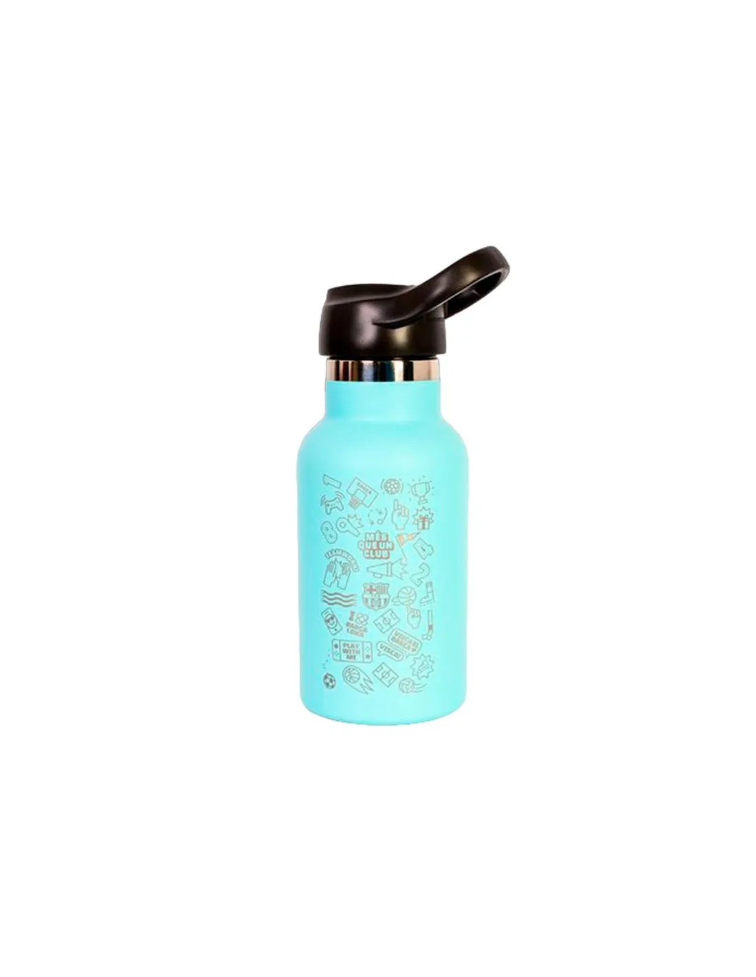 BOTELLA TERMO RUNBOTT FC BARCELONA  MOTIVOS 350ML CIELO TAPóN SPORT