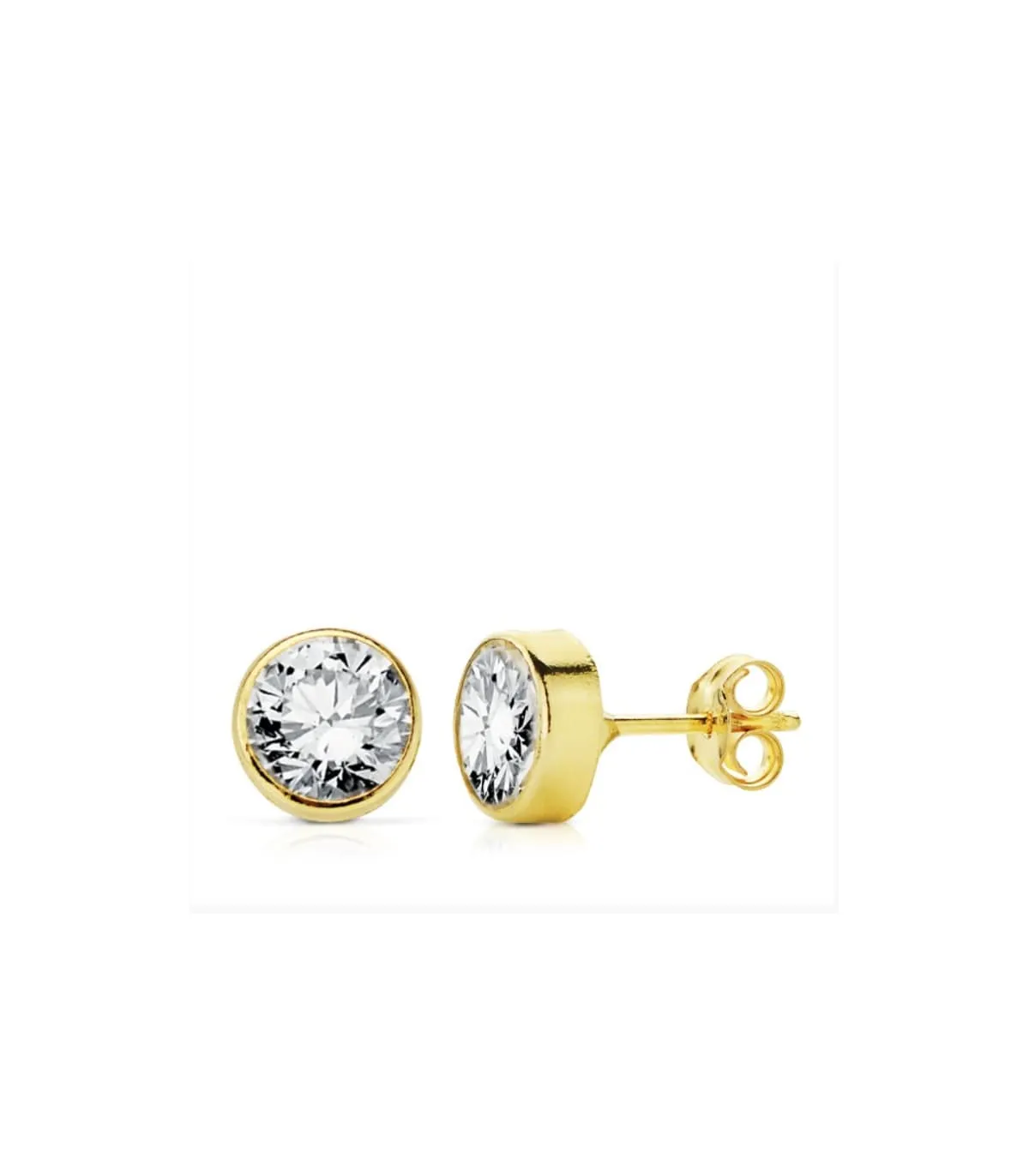 Boucles d'oreilles Fille Noly Or Jaune 18 K 6 MM