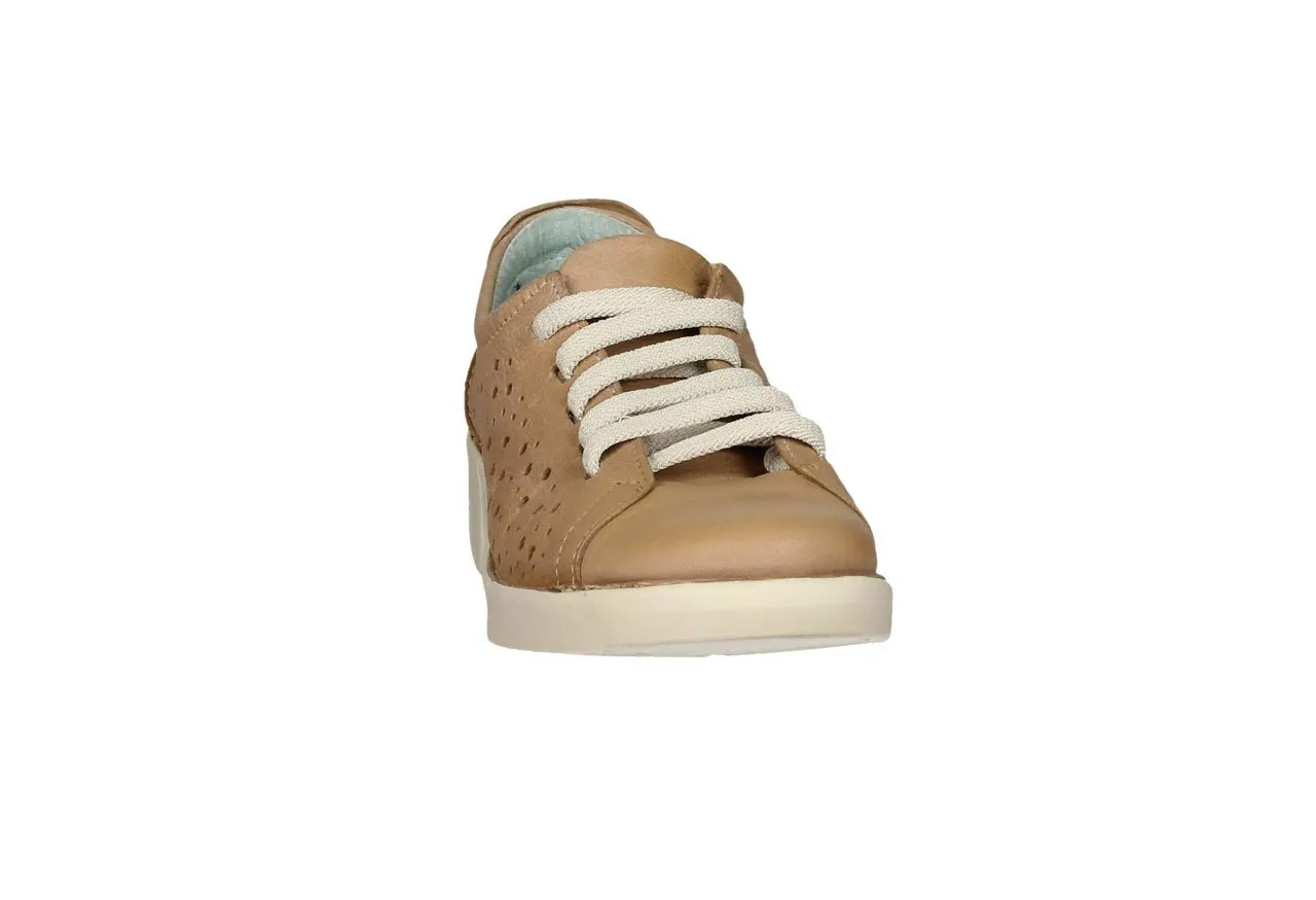 Bucher Nobuck Taupe Picados Laterales Cordon Elastico