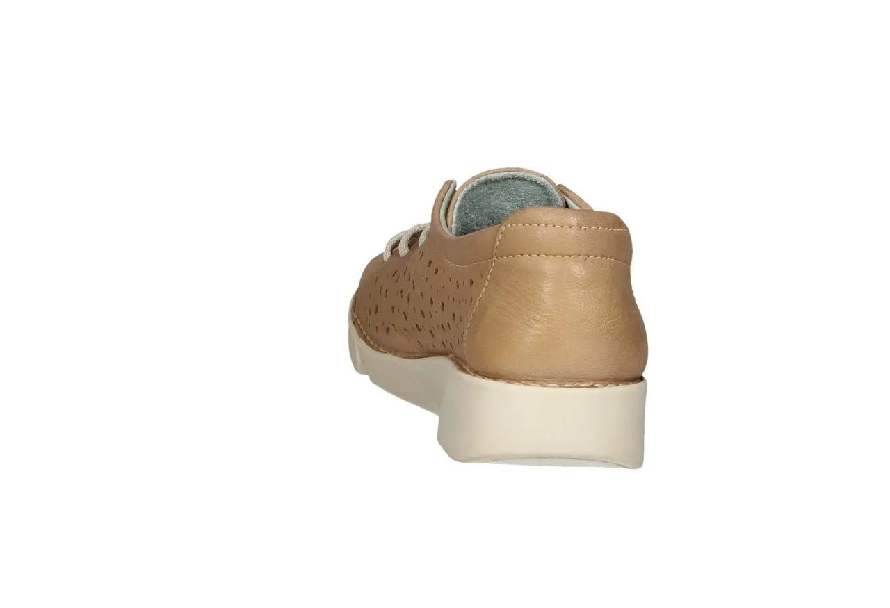 Bucher Nobuck Taupe Picados Laterales Cordon Elastico