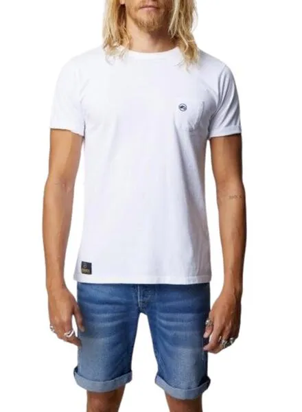 Camiseta Altonadock básica blanco para hombre