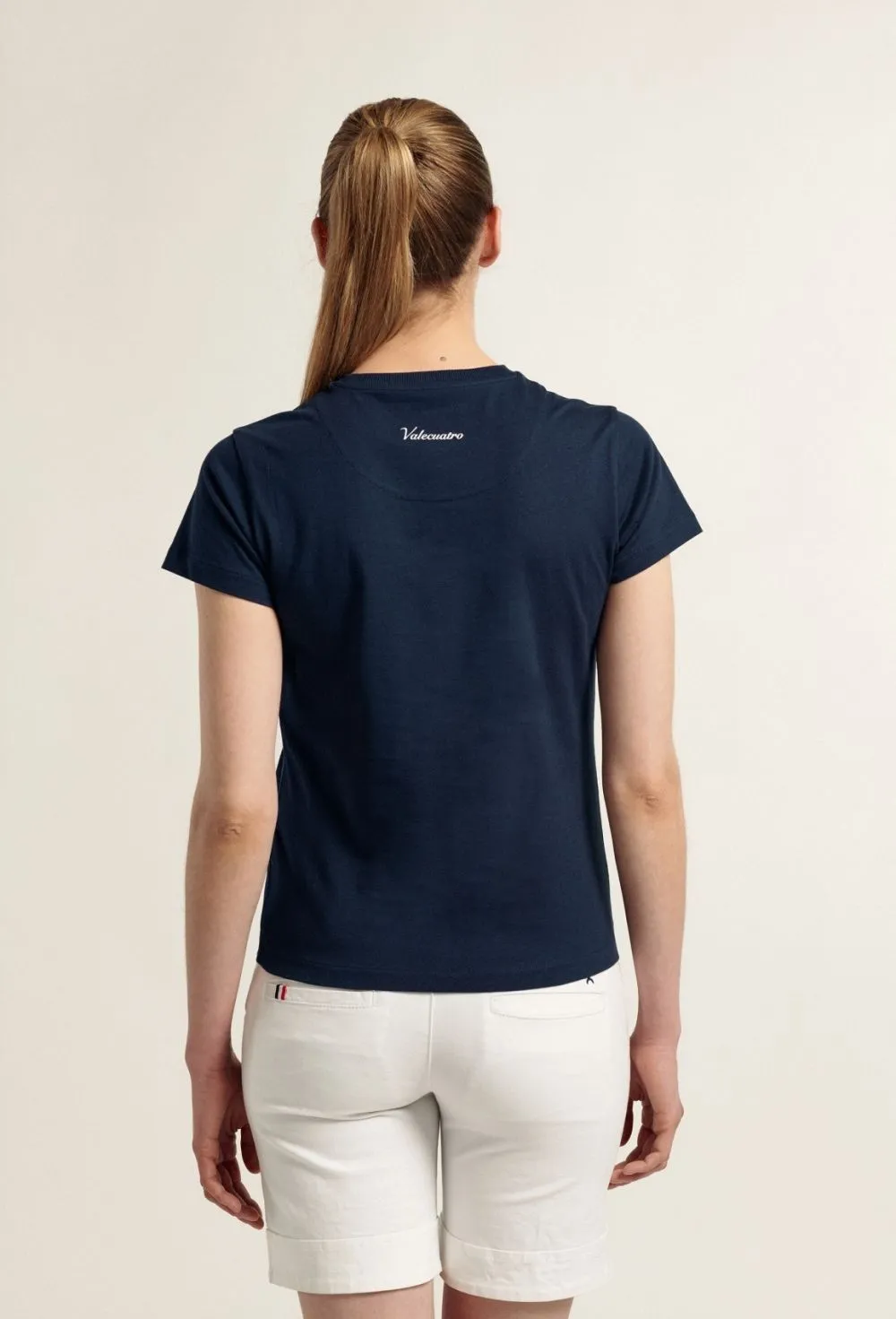 Camiseta escudo Polo Team azul marino