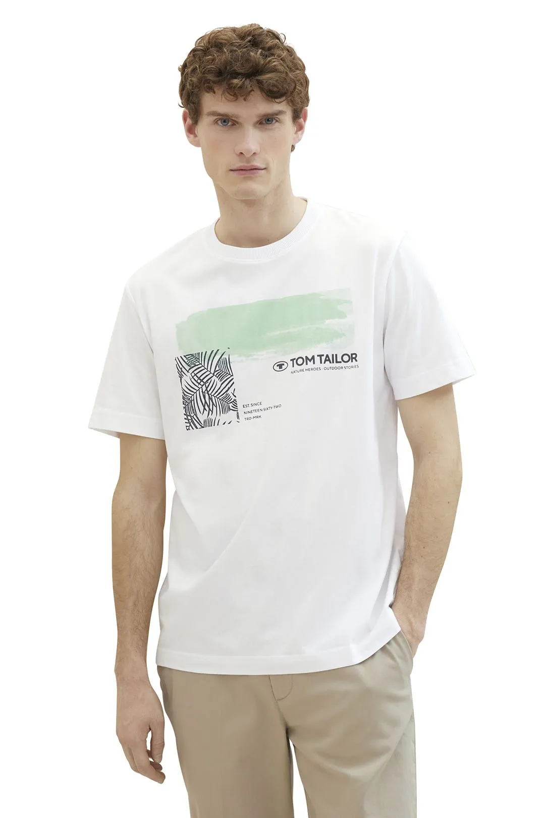CAMISETA HOMBRE TOM TAILOR BLANCO