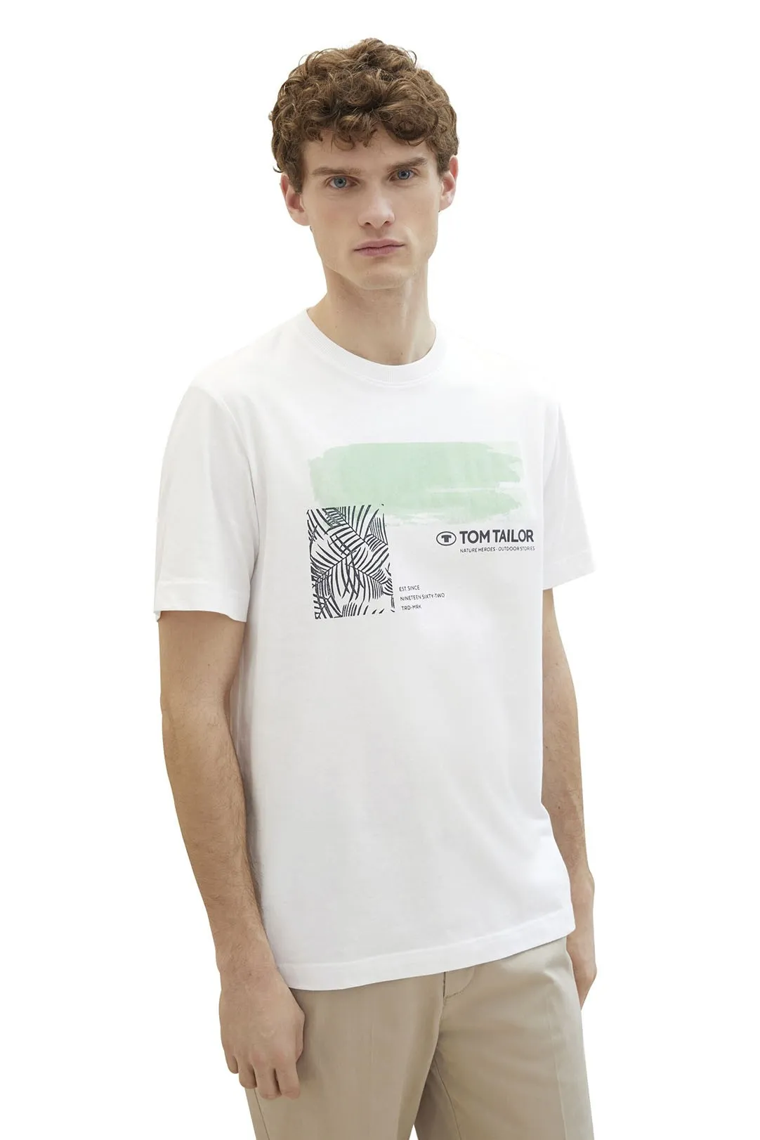 CAMISETA HOMBRE TOM TAILOR BLANCO