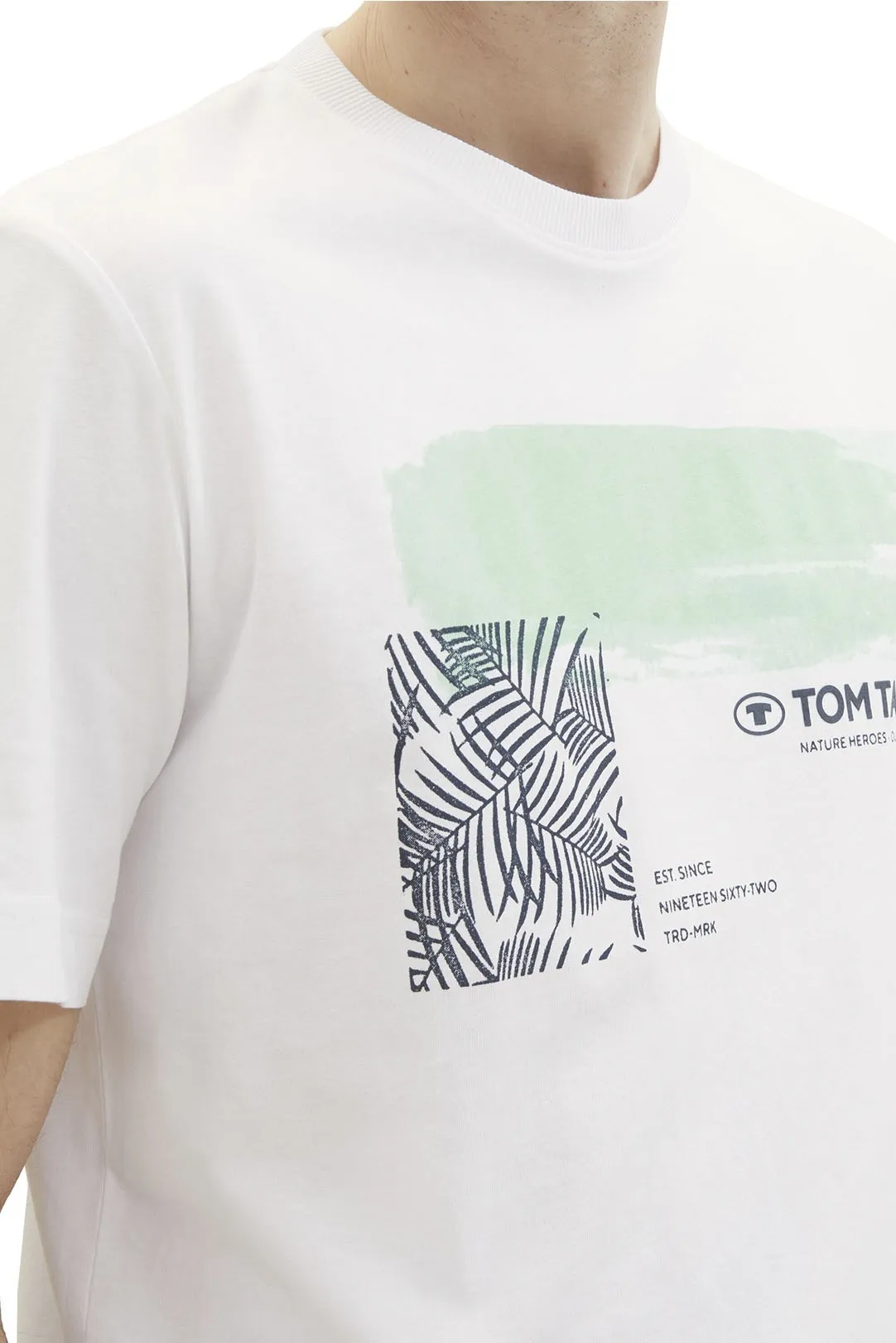 CAMISETA HOMBRE TOM TAILOR BLANCO