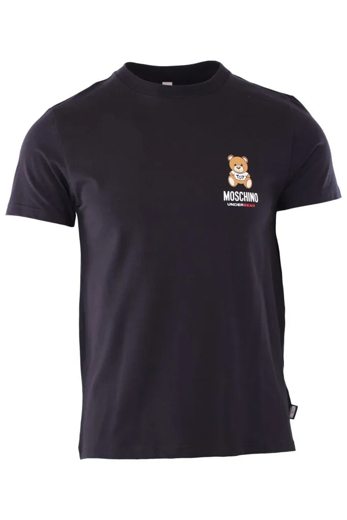 Camiseta negra con logo oso  pequeño 