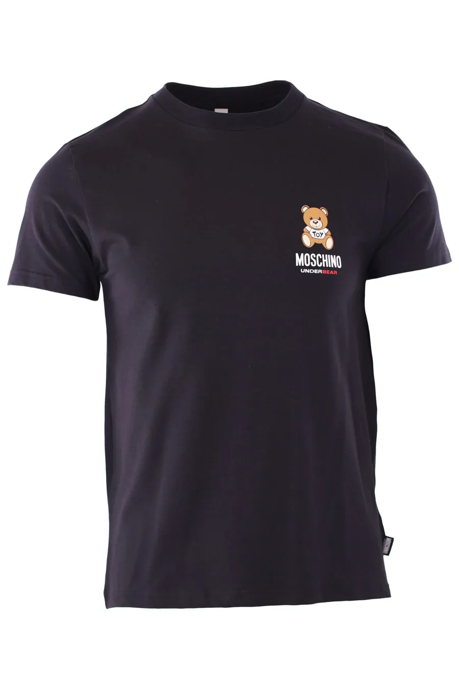 Camiseta negra con logo oso  pequeño 
