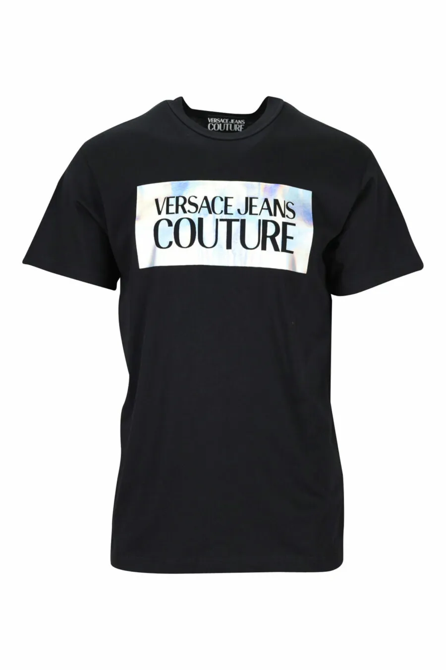 Camiseta negra con maxilogo clásico en contraste