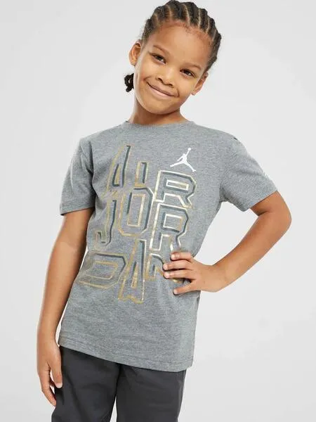 Camiseta Nike Air Jordan Gris Niño