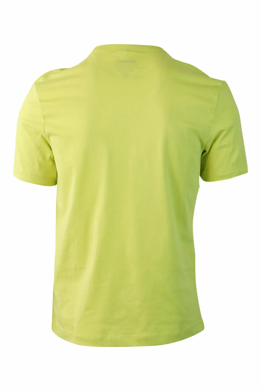 Camiseta verde lima con minilogo escudo