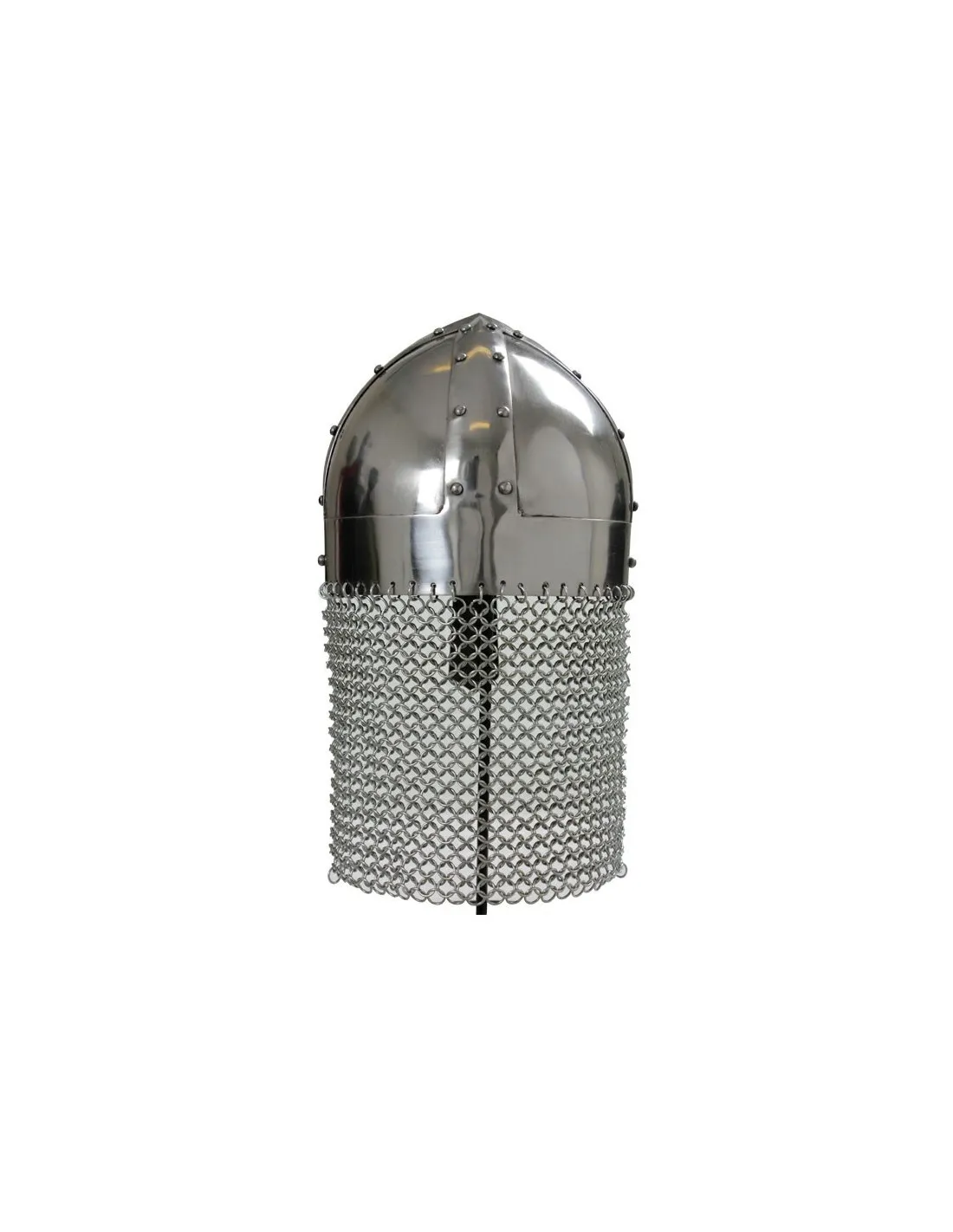 Casco Vikingo con cota de malla
