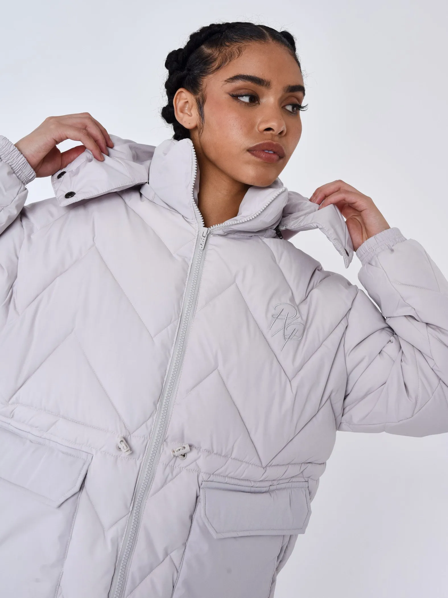 Chaqueta acolchada con capucha