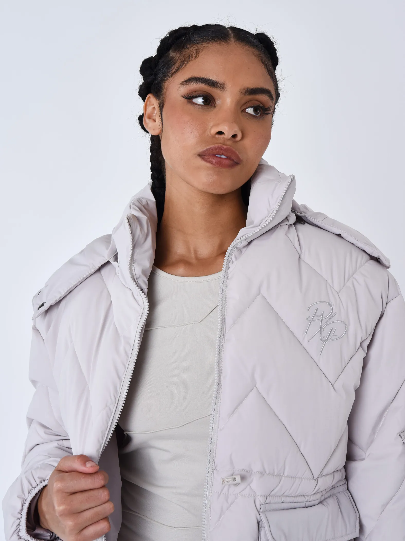 Chaqueta acolchada con capucha