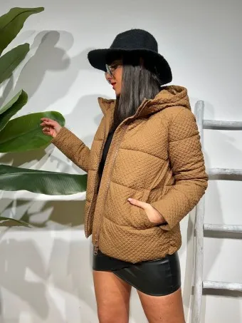 Chaqueta Acolchada KLISSE Marrón