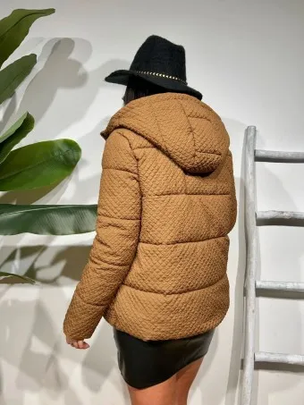 Chaqueta Acolchada KLISSE Marrón