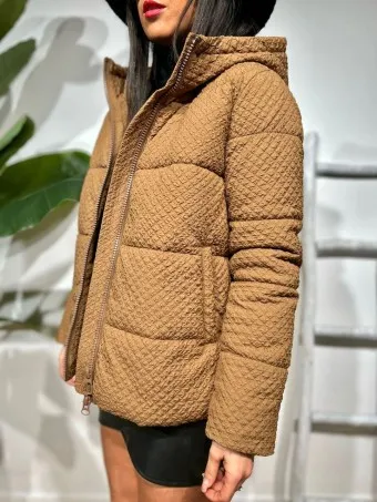 Chaqueta Acolchada KLISSE Marrón