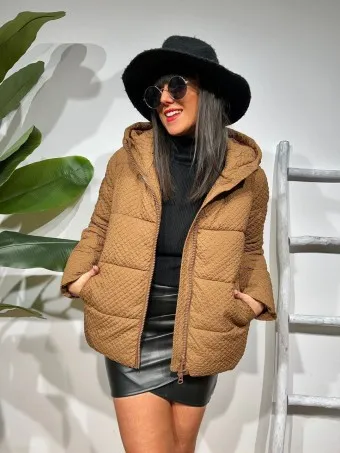 Chaqueta Acolchada KLISSE Marrón