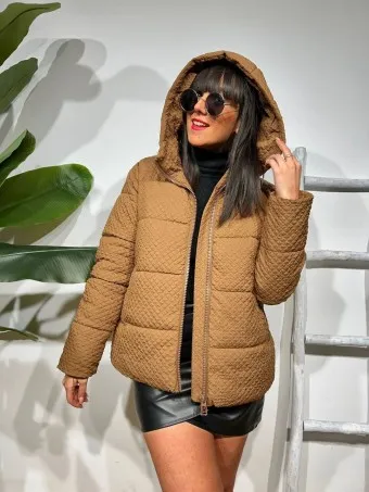 Chaqueta Acolchada KLISSE Marrón