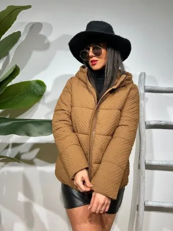 Chaqueta Acolchada KLISSE Marrón