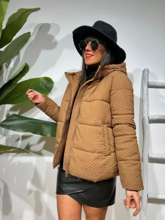 Chaqueta Acolchada KLISSE Marrón