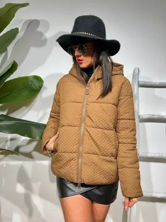Chaqueta Acolchada KLISSE Marrón