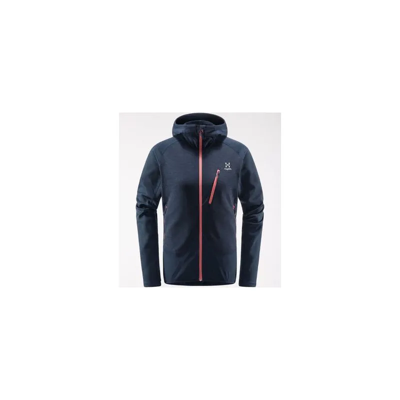 Chaqueta HAGLÖFS Spire Mid Hood (Azul Tarn) Mujer