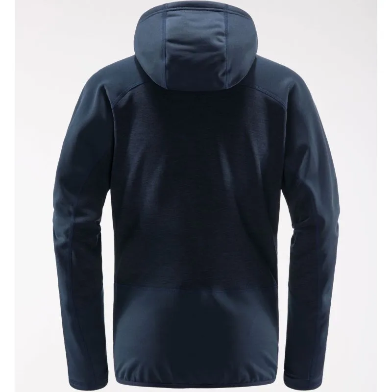 Chaqueta HAGLÖFS Spire Mid Hood (Azul Tarn) Mujer