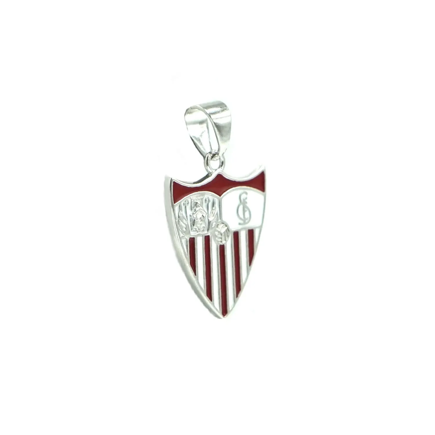 Colgante de plata con escudo esmaltado