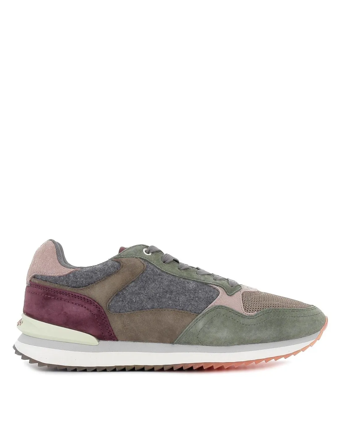 Deportiva urbana de piel multicolor gris para hombre HOFF