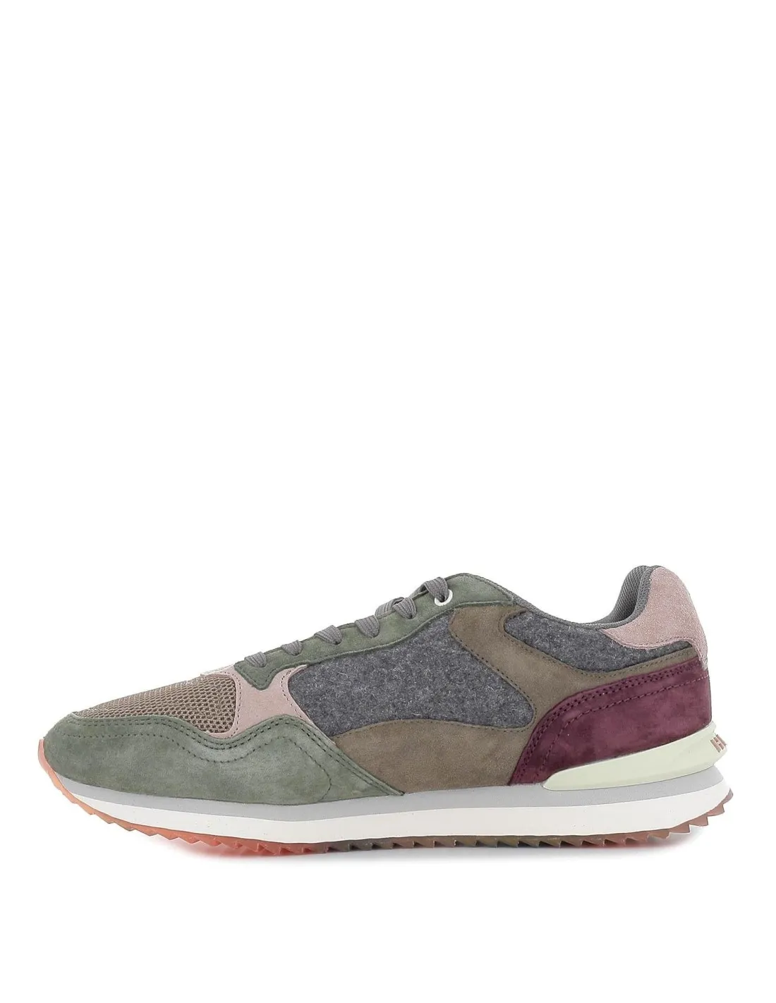 Deportiva urbana de piel multicolor gris para hombre HOFF