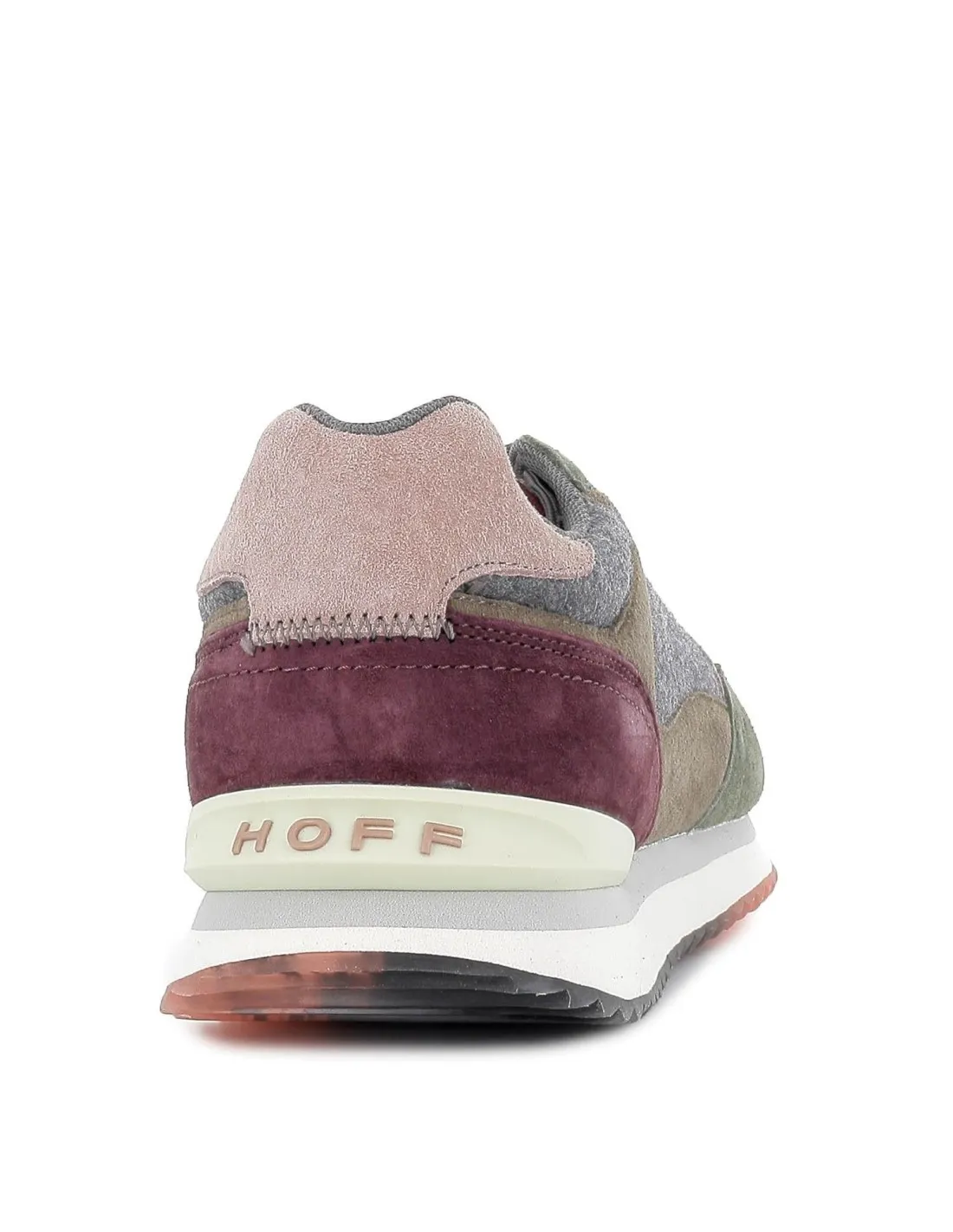 Deportiva urbana de piel multicolor gris para hombre HOFF