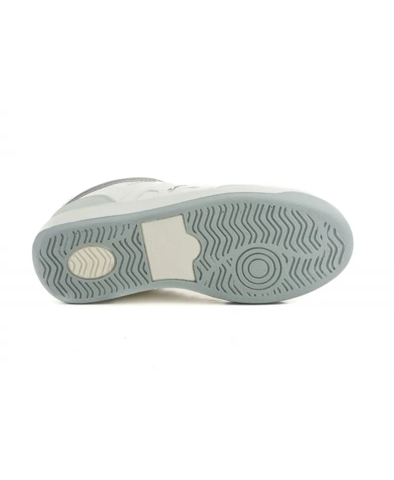 Deportivas Hombre Piel Blanco Cordones