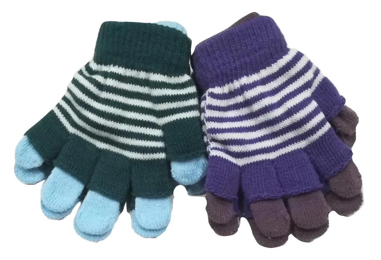 DOBLES GUANTES MÁGICOS RAYAS